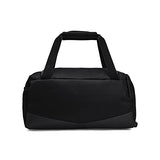Under Armour Unisex-Adult Undeniable 5.0 Duffle, Black (001)/Metallic Silver, X-Small