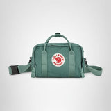 Fjällräven Kanken Crossbody - Water-Resistant Fabric, Compact Storage, Adjustable Strap - Travel, Frost Green, One Size