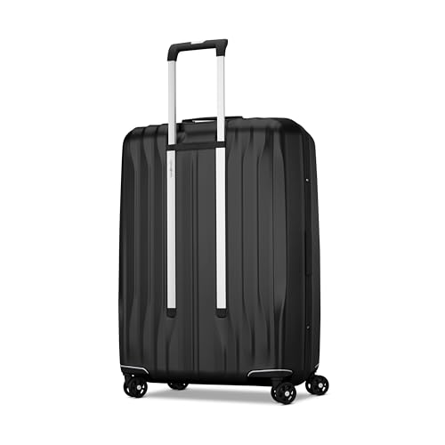 Samsonite UpLIFT Large Checked Hardside Luggage with Spinner Wheels - Airline-Approved, TSA Lock, Adjustable Handle System - Polycarbonate Hard Suitcase for Ultra Lightweight Travel - Phantom Black