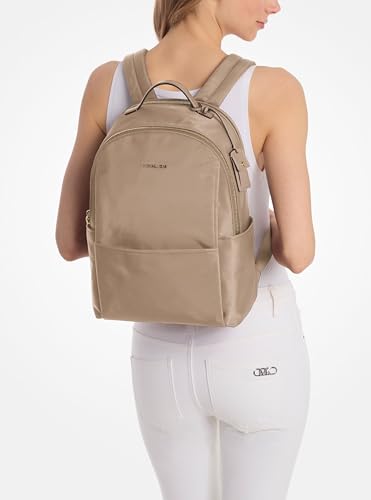 Michael Kors Sable Large Backpack, Gold-Tone Hardware/Birch