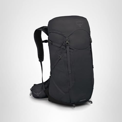 Osprey Sportlite 30L Lightweight Hiking Backpack for Men and Women, Dark Charcoal Grey, S/M