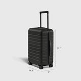 Away Carry-On Luggage, Lightweight Hardside Suitcase with Spinner Wheels, 22 Inch Airline Approved, TSA Lock, Jet Black