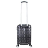 World Traveler Chariot 20-inch Carry-On Spinner Luggage with Laptop Pocket, Grey