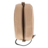Timberland Men's Toiletry Bag Canvas Travel Kit Organizer, Khaki, One Size