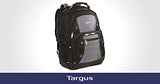 Targus Drifter II Laptop Backpack, Black/Gray – Backpack for Men for Business and Travel, Durable Water-Resistant Material, Fits up to 17" Laptops (TSB239US)