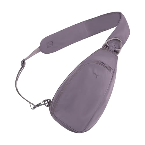 PUMA Myriad Sling, Sporty Hands-free Bag With Reversible Strap & Dual Compartments, Plum Jam, OS
