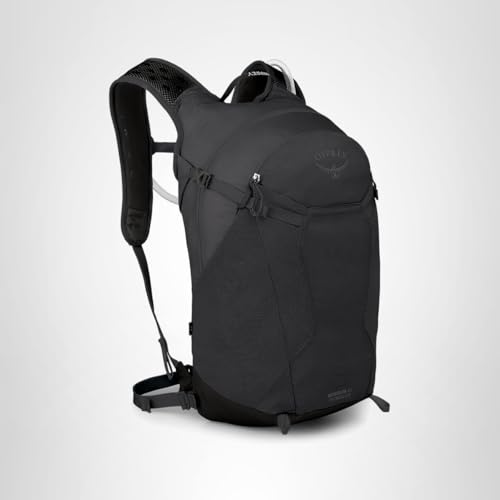 Osprey Sportlite 20L Unisex Hiking Backpack with Hydraulics Reservoir, Dark Charcoal Grey
