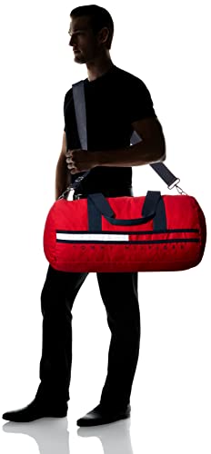 Tommy Hilfiger Men's Sporty Tino Duffle Bag, apple Red, One Size US