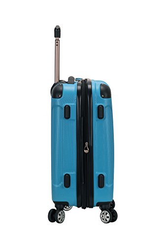 Rockland London Hardside Spinner Wheel Luggage, Carry-On 20", Turquoise