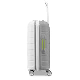 Samsonite Freeform 2-Piece Luggage Set - Carry-On & Large Checked Luggage with Dual Spinner Wheels - Durable Polypropylene Hardshell - TSA Lock, Airline-Approved - Expandable Hard Shell - White/Grey