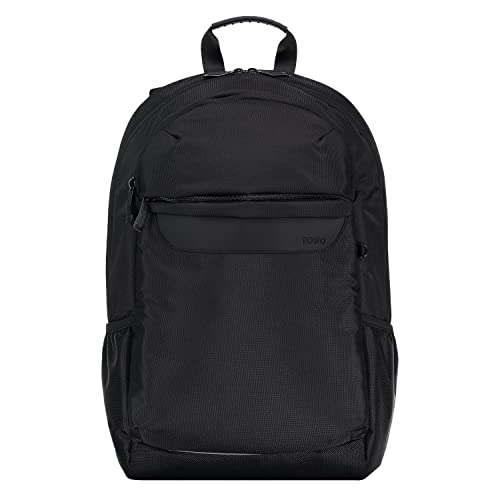Totto Laptop Backpack 15 - Berton, Black/White