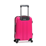 Kenneth Cole REACTION Out of Bounds Lightweight Hardshell 4-Wheel Spinner Luggage, Magenta, 2-Piece Set (20" & 28")