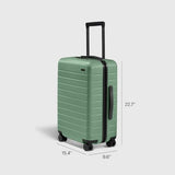 Away Bigger Carry-On Luggage, Lightweight Hardside Large Suitcase with Spinner Wheels, TSA Lock, Airline Approved, Sea Green