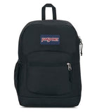 JanSport Cross Town Plus Backpack - Large Main Compartment, Side Water Bottle Pocket, 15-Inch Padded Laptop Sleeve - Black