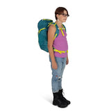 Osprey Jet 28L Kid's Hiking Backpack, Green Canopy