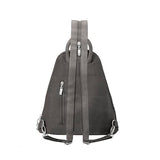 Baggallini Metro Backpack with RFID Phone Wristlet - 9x11 Convertible Sling Bag for Women with Adjustable Shoulder Straps
