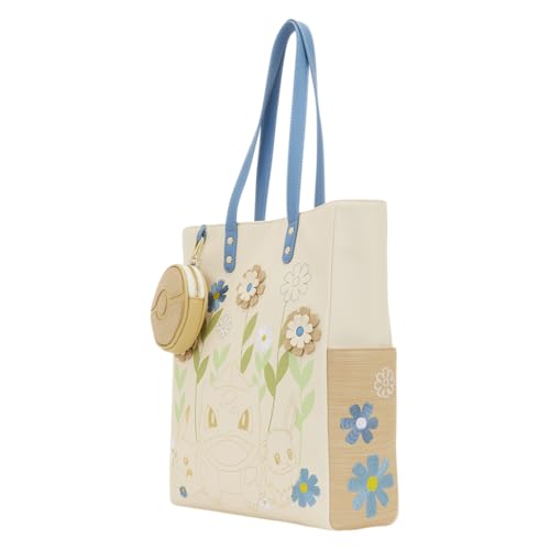 Loungefly Pokémon Floral Tote Crossbody Bag with Coin Bag