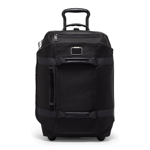 TUMI - Alpha Bravo Mochila de lona con 2 ruedas International - Bolsa de viaje compacta ajustable - 21.75" x 14.0" x 9.0" - Negro