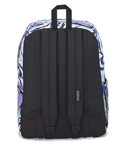 JanSport Superbreak Backpack - Durable, Lightweight Premium Backpack, Marble Mood Blue Iolite