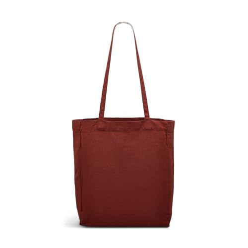 RADLEY London Linear Bloom Responsible Small Reusable Recycled Canvas Tote Bag, Rust