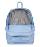 JanSport Superbreak Plus FX Backpack - Work, Travel, or Laptop Bag with Water Bottle Pocket, Superbreak Plus Fx, Tiny Butterflies Hydrangea/Md Bl