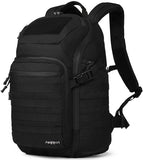 AMHEH 32L Tactical Laptop Backpack, 17 Inch Suspended Compartment, Black