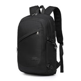 Kono Travel Laptop Backpack with USB Charging Port, Business Anti Theft Slim Sturdy Personal Item Bag, Water Resistant College Computer Daypack for Men & Women Fits 15.6 Inch Notebook, Black