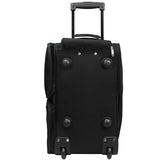 Dejuno 28-inch Rolling Duffle Bag - Black