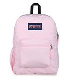 JanSport Cross Town Backpack - Simple Bag for Everyone with 1 Main Compartment, Front Utility Pocket - Premium Class Accessories - Pink Ice