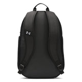Under Armour Unisex Hustle Sport 6.0 Backpack, (001) Black/Black/Metallic Silver, One Size Fits Most