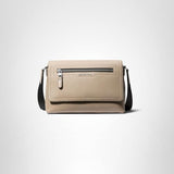 Michael Kors Hudson Small Flap Messenger, Silver Tone-Hardware/Birch