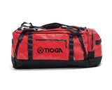 TIOGA Venture Outdoor Duffel Bag with Backpack Straps, Weather Resistant, Rugged Construction, Gear Hauling for Outdoor Adventures, Large / 70L, Red