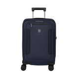 Victorinox Werks Traveler 7.0, Frequent Flyer Carry-On, 8-Wheel Softside Expandable Cabin Case, Navy Blue