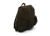 Rothco Brown Vintage Wayfarer Backpack with Leather Accents