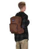 JanSport SuperBreak Plus Backpack with Padded 15-inch Laptop Sleeve and Integrated Bottle Pocket - Spacious and Durable Daypack for Work and Travel - Basic Brown