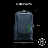 Razer Rogue V4 18" Gaming Laptop Backpack — Tear & Water Resistant Exterior, Shockproof Sleeve Fits Up to 18 inch Laptops, Ergonomic Comfort, Made with Recycled Material, Padded Shoulder Straps