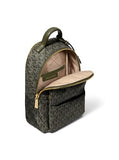 Michael Kors Sable Extra Small Covertible Messenger Backpack, Gold-Tone Hardware/Tonal MK Signature Nylon/Ivy