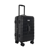 Wrangler Tall Trunk Luggage 4 Piece Set, Black