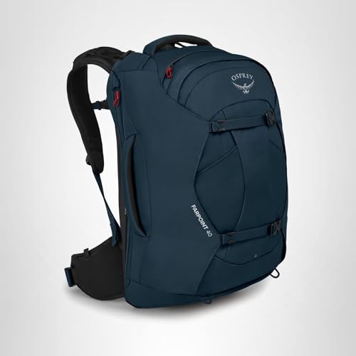Osprey Farpoint 40L Men's Travel Backpack, Muted Space Blue