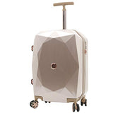 kensie Women's Gemstone Luggage Set, Rose Gold, 2 Piece Set (28"/20")