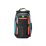 WILSON OPTX Grass Volleyball Backpack - Black/Aqua/Green