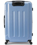 Calvin Klein Women's Hard Side Upright Luggage Spinner Light Weight Suitcase, Forever Blue, Large