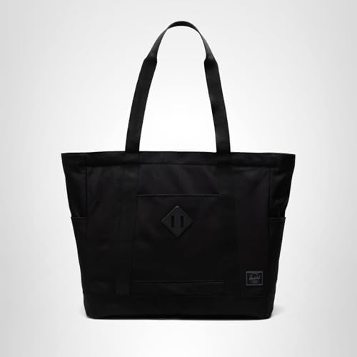 Herschel Supply Co. Heritage Tote Bag, Black Tonal, 24.5L