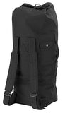 Rothco Canvas Double Strap Duffle Bag: 89.6L Capacity for Durability and Convenience – Black