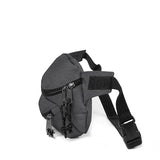 EASTPAK Doggy Bag – 3L Waistpack with Front & Back Zip Pockets, Adjustable Belt, Lightweight & Vegan-Friendly, Black Denim