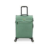 It Luggage Circulator 22" Softside Carry-On 8 Wheel Expandable Spinner, Hedge Green