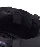 JanSport Daily Tote Spacious Main Compartment, Dual Shoulder Handles, Front Drop Pocket, Zippered Closure, Black