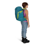 Osprey Jet 28L Kid's Hiking Backpack, Green Canopy