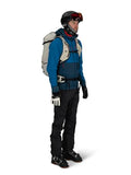 Osprey Firn 28L Ski and Snowboard Backpack, Sandy Grey/Tequila Orange, Small/Medium