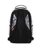 Sprayground Class Dismissed Backpack, 100% Polyester, with Velour Laptop Compartment and Gold Zippers